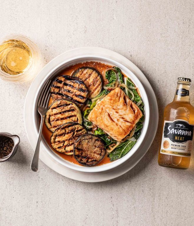 Photo of Savanna’s Hake & Dashi Aubergine