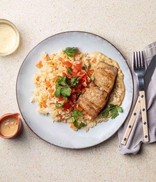 Photo of Indian-style Yellowtail & Sambal