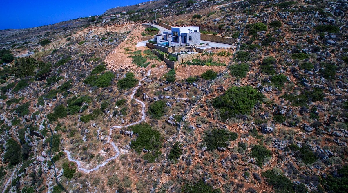 Villa on a hill top with a secret beach gallery image 5