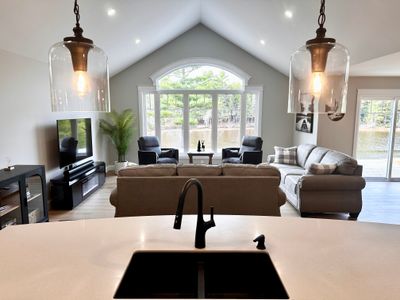 Waterfront Retreat with Open Concept