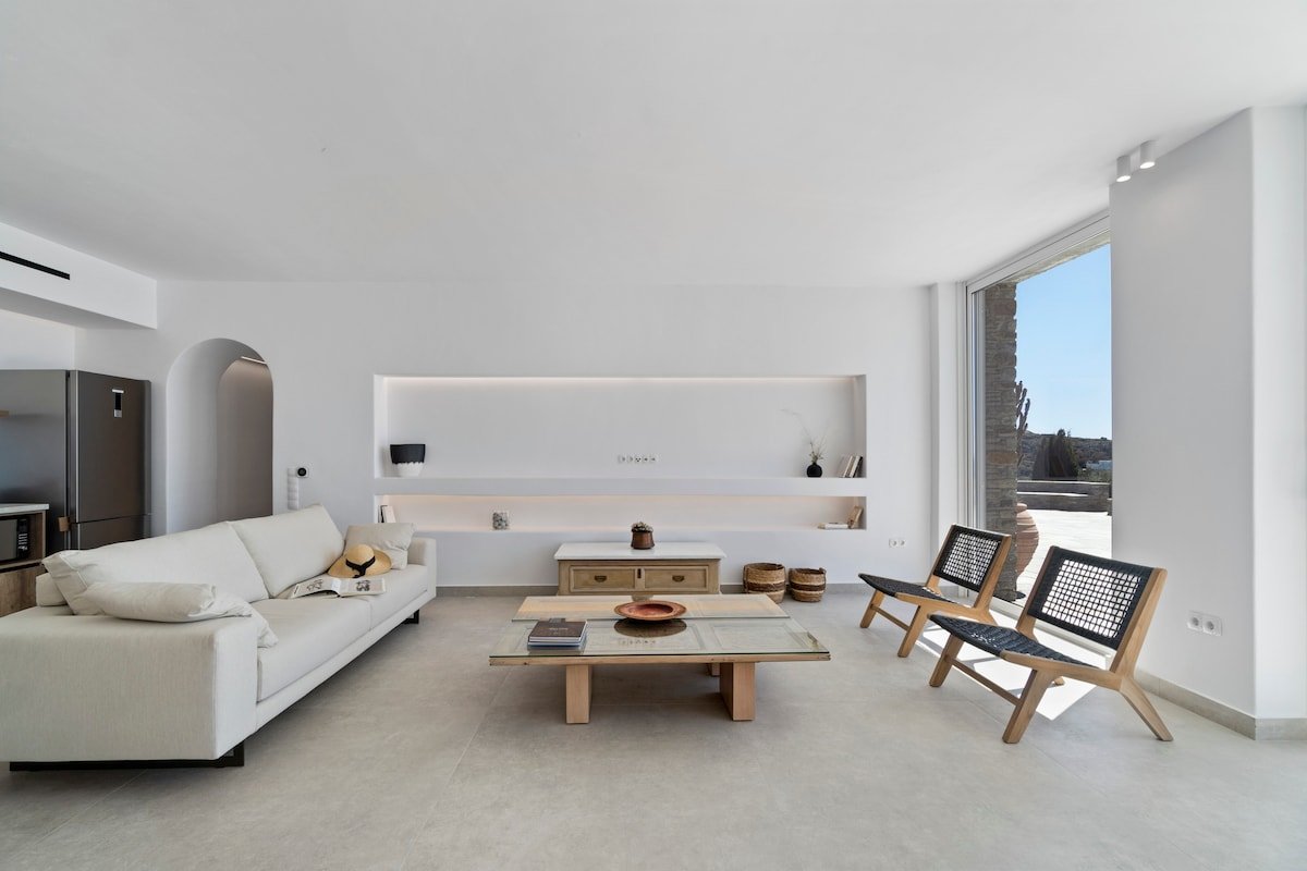 Beachfront Villa Thalassa w/ Infinity Pool | Batsi gallery image 4