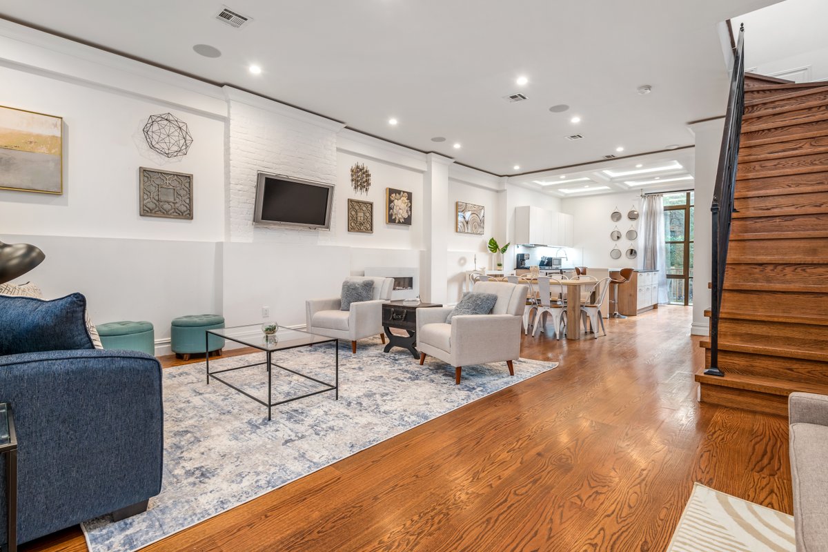 Modern Duplex Brownstone Townhouse in Brooklyn
