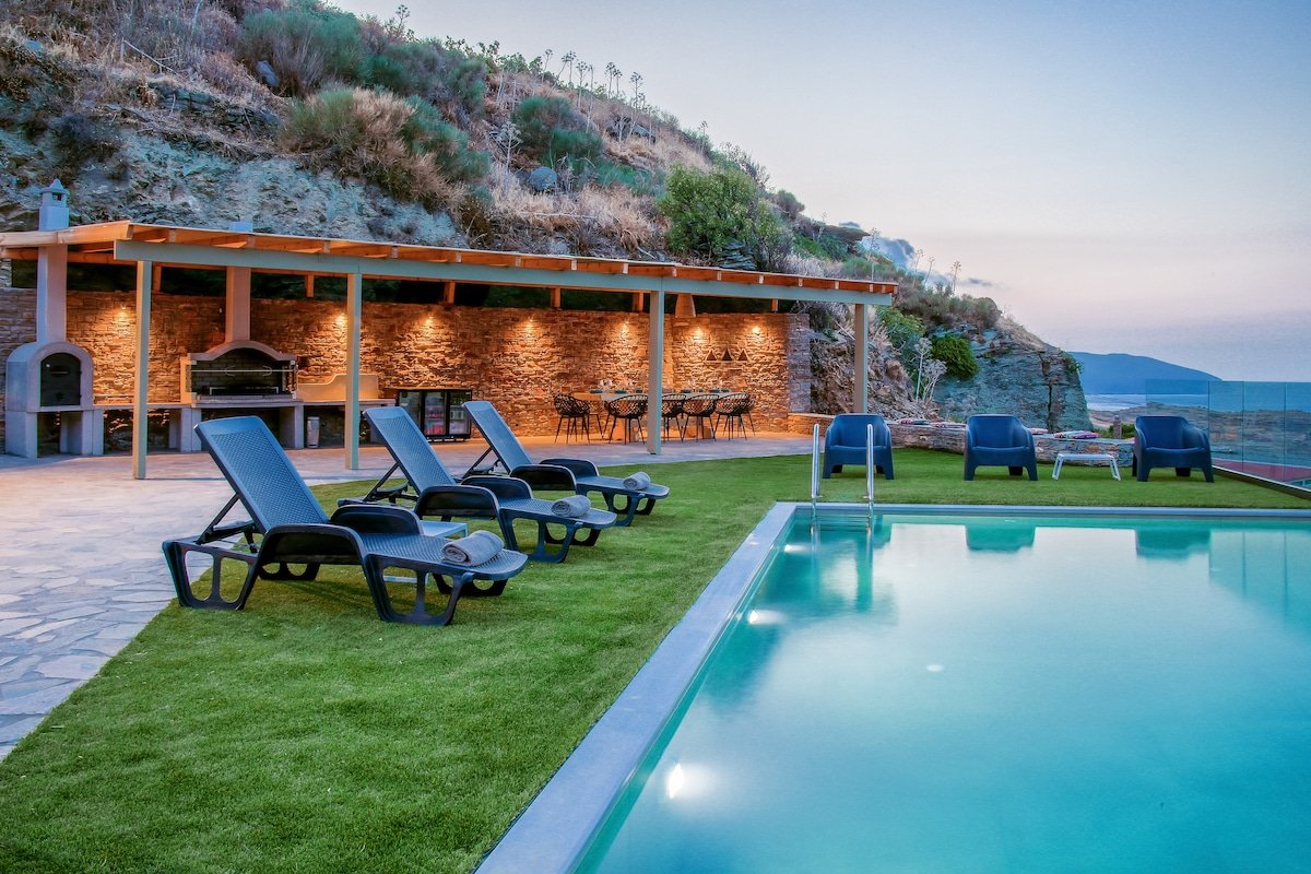 Anastasis Luxury Villa Andros With Heated Pool gallery image 3