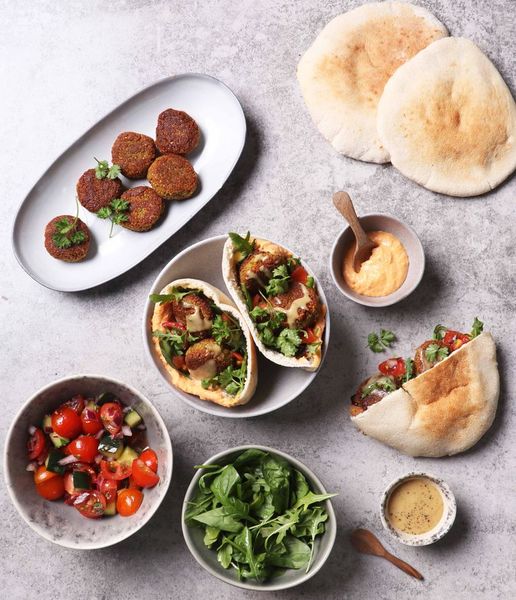 Photo of Deluxe Falafel & Hummus Pitas