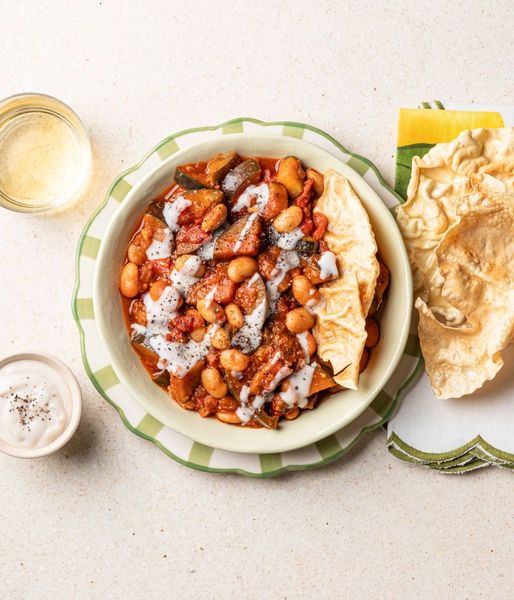 Photo of Aubergine & Butter Bean Curry