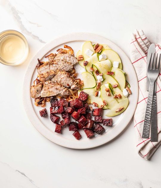 Beetroot & Feta Pork Rump Recipe at Home - eCook