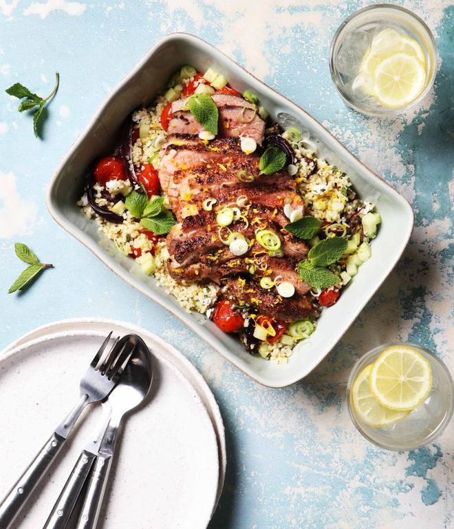 Photo of Juicy Lamb Leg Tabbouleh
