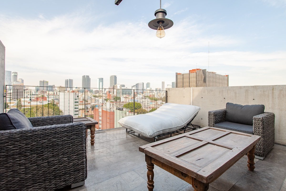 PH en Condesa con terraza privada gallery image 4