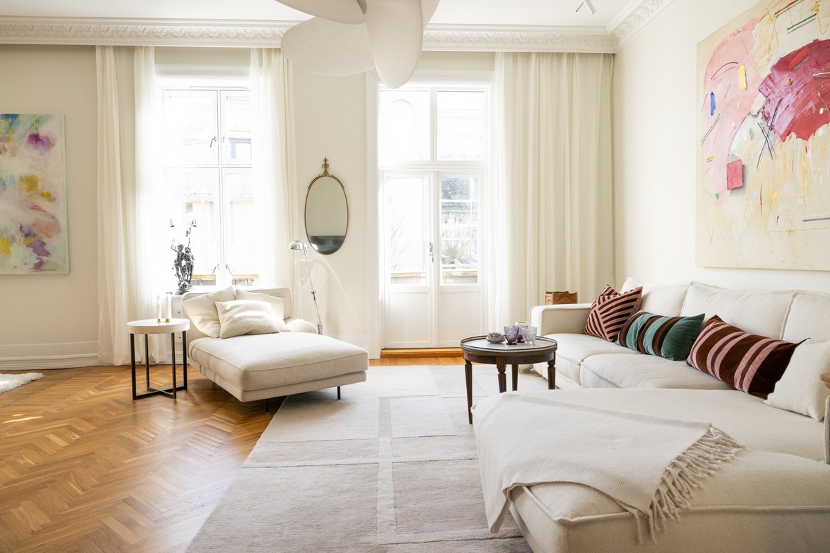 Eksklusiv designleilighet med bra beliggenhet