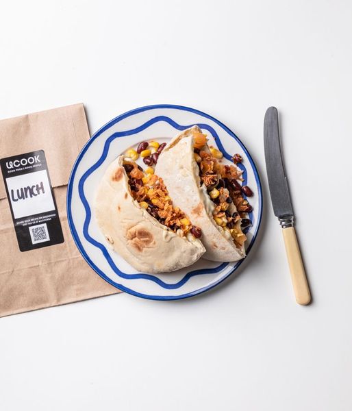 Photo of Veggie Black Bean Pita
