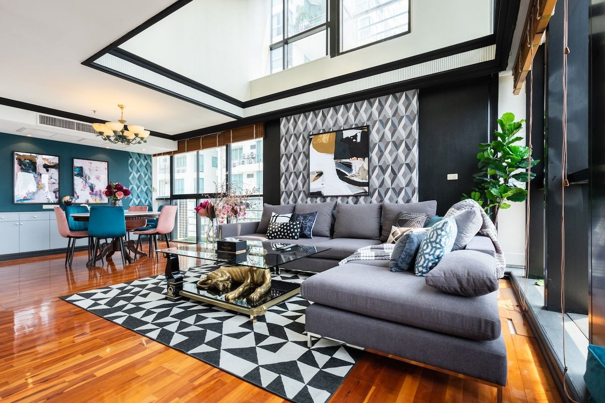 ⭐Geomatrix Penthouse 170sqm. 3Bed 3Bath (Lumpini)⭐ gallery image 2