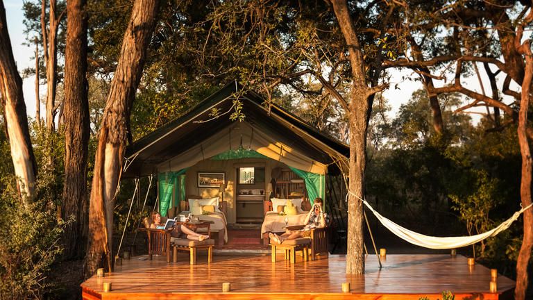 Macatoo Camp - African Horseback Safaris Twin Tent