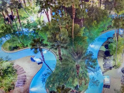 Tahiti Village 2BR, Sleeps 8, Lazy River, Balcony