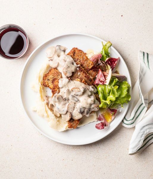 Photo of Beef Schnitzel & Mushie Sauce
