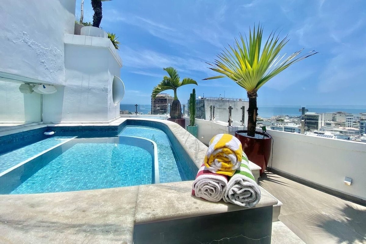 3 bedroom penthouse with pool – Copanema gallery image 2