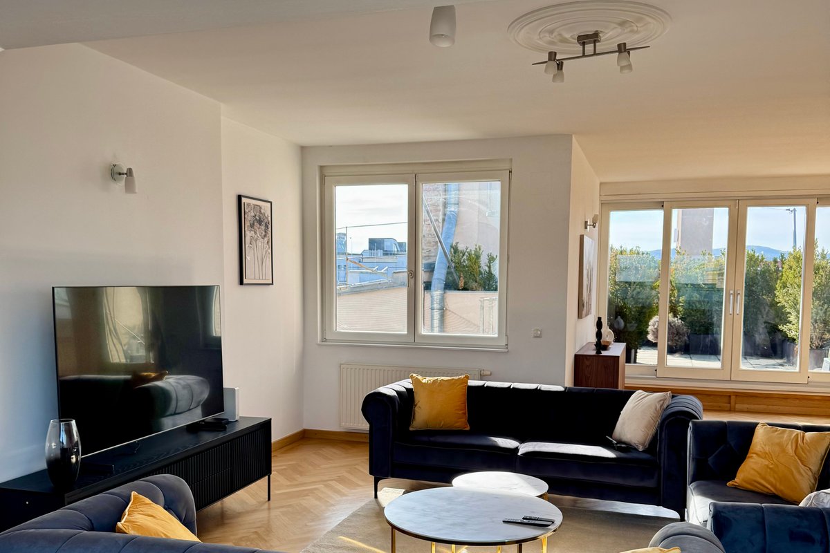 Vienna Crown Penthouse – 6BR, 3Bath, Rathaus View