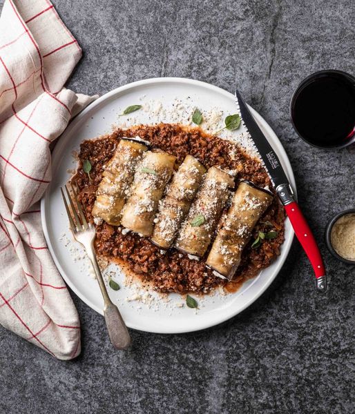 Photo of Lamb Mince Aubergine Roll-ups
