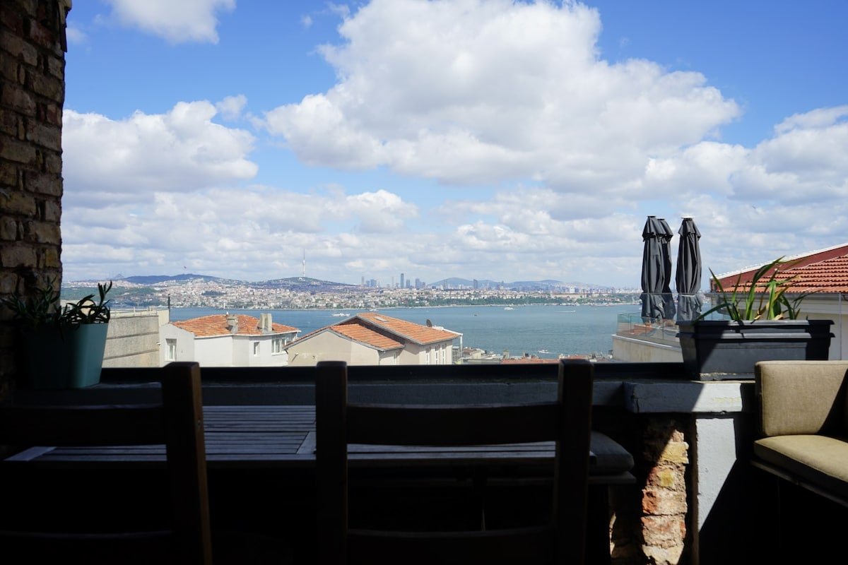 Spacious 2-bd in Galata w/ Terrace over Bosphorus gallery image 4