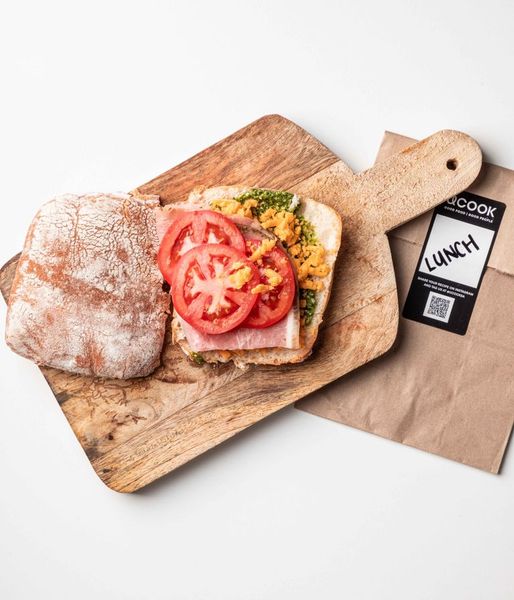 Photo of Basil Pesto & Ham Sandwich