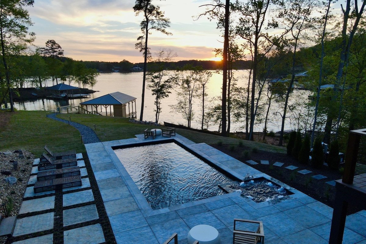 Modern Rustic Lake House