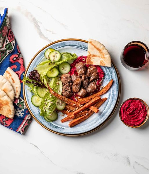 Photo of Moroccan Beet Labneh & Lamb