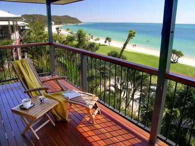 Beautiful family beachfront island home