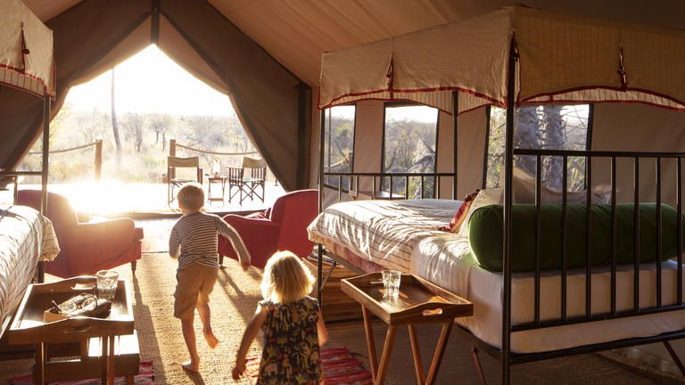 Camp Kalahari Meru Safari Tent - Family Tent