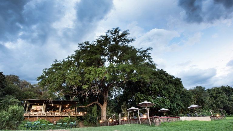 Main Camp Exterior View