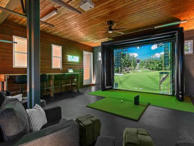 Modern East Nash Home w/ Golf Lounge & Patio