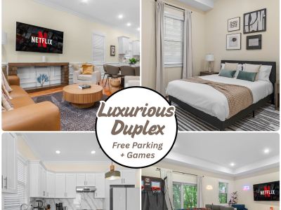 Charming new 4BR 3BA+game room+free parking