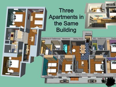 25 Guests: 3 Apts, Near Metro!
