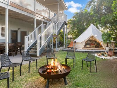 Stunning Beach House, Glamping Tent, Outdoor Movie