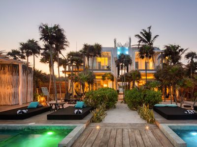 Private Beachfront Tulum Estate • Starlink & Staff