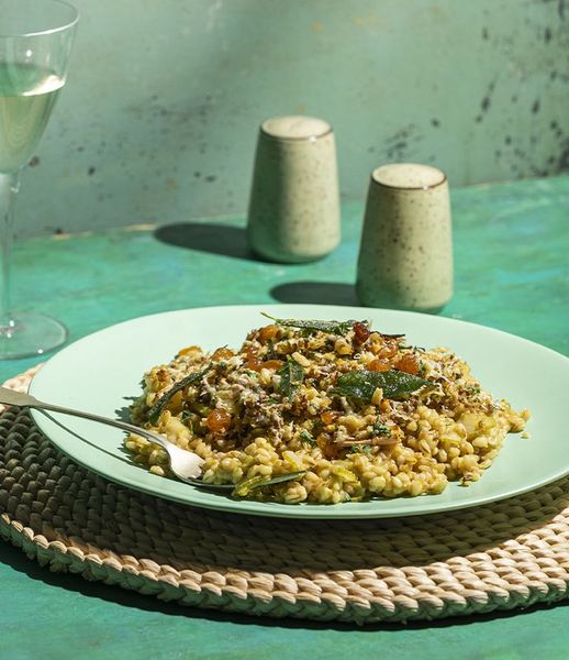 Photo of French Flair Barley Risotto
