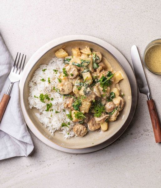 Photo of Creamy Pork Banger Stew