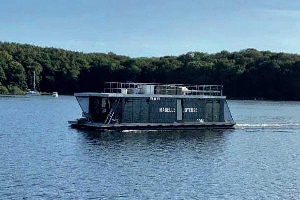 160qm2 Luxus Schwimmende Ferienwohnung+Sauna+Kamin