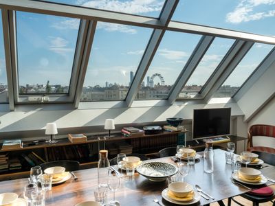 Panoramic terrace view, loft3 next to city centre