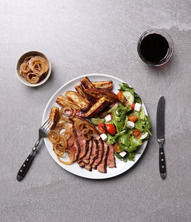 Photo of SCRUMPTIOUS STEAK DINNER
