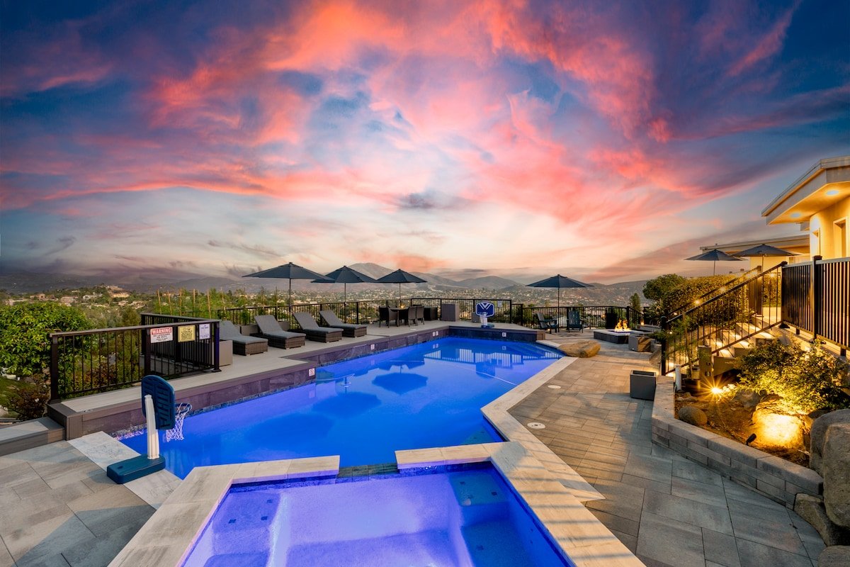 Hilltop Family Retreat | Heated Pool & Ocean Views