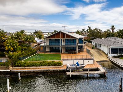 Large luxury home with private jetty