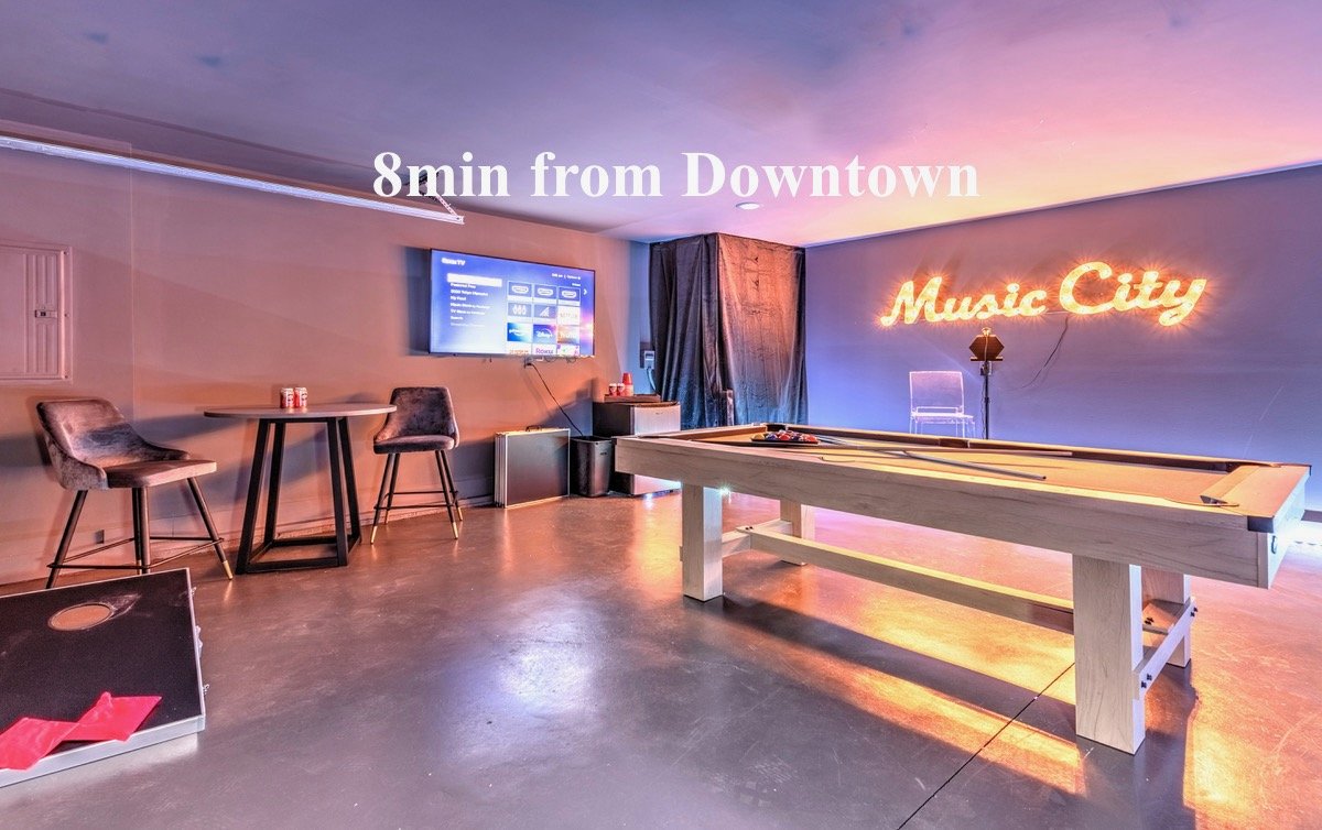 8 min to DT★New★E.Nash Home. 4bd/4ba 15min to BNA