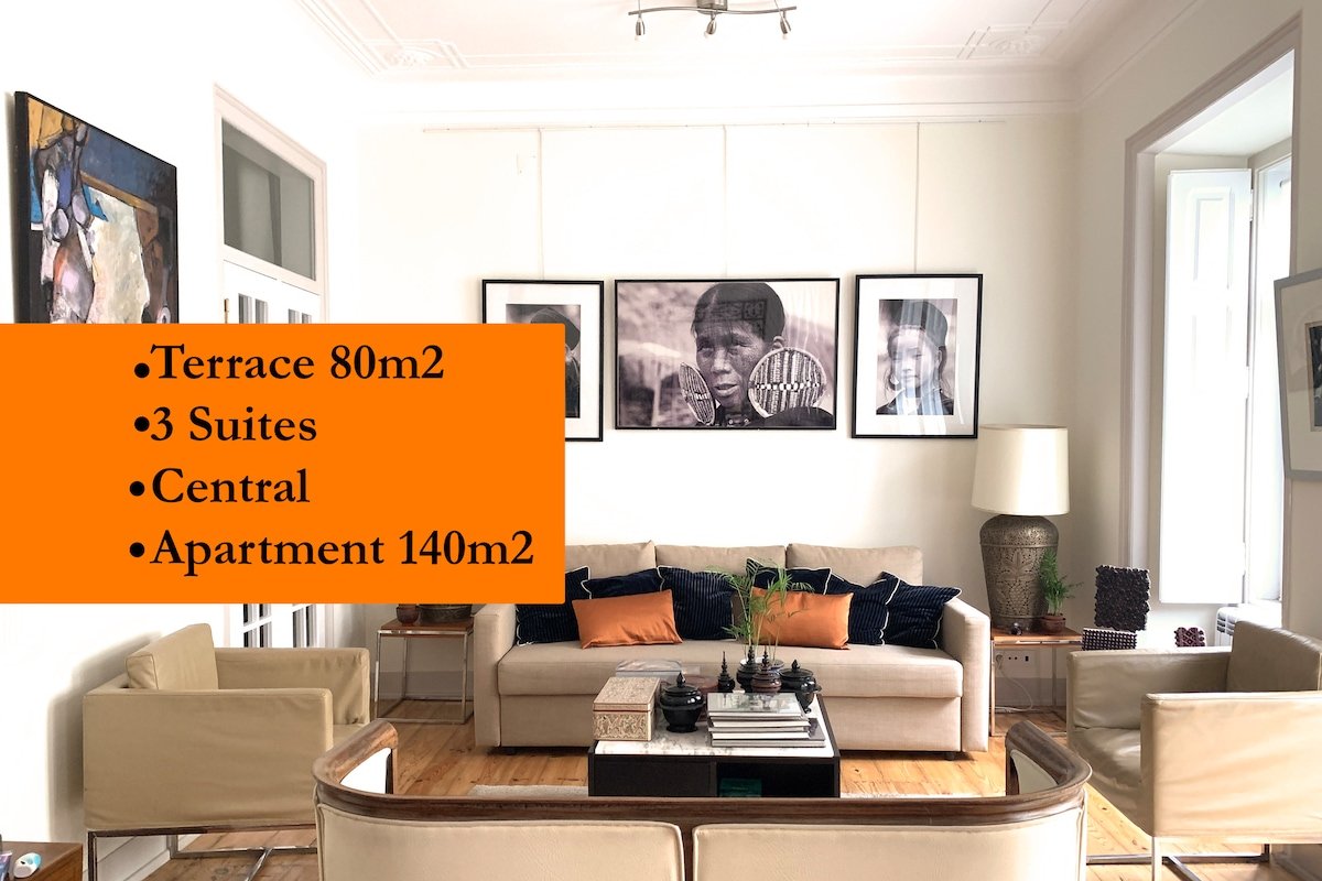 Nice Apartment, Three Suites and Terrace, Lisbon Center gallery image 2
