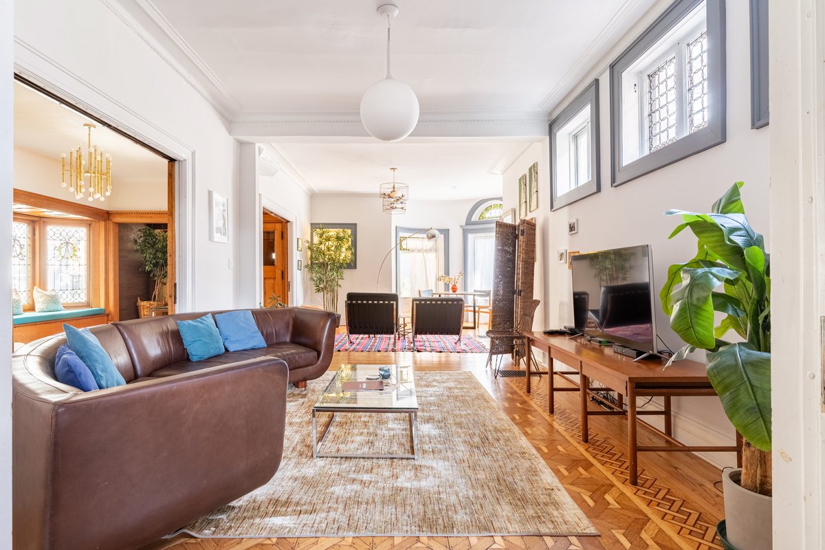 Come Together in This Vibrant Restored Mansion near Wrigley