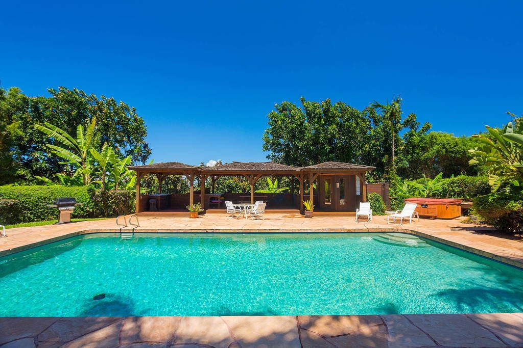 Pool hot-tub tennis tropical oasis gallery image 5