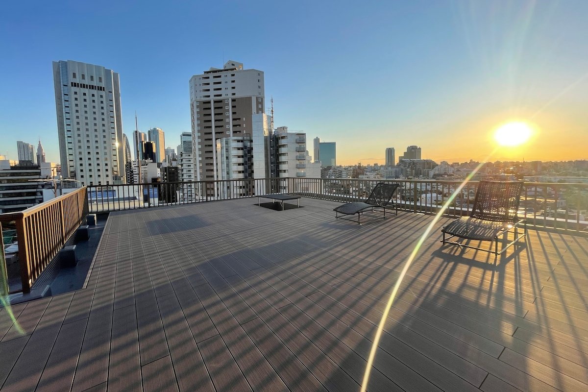 Zen Luxe Retreat: Roomy & Serene 6min to Shinjuku gallery image 5