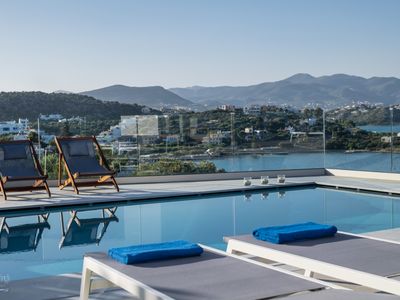 Sea View Blue Senses Villa Thalassa heated pool