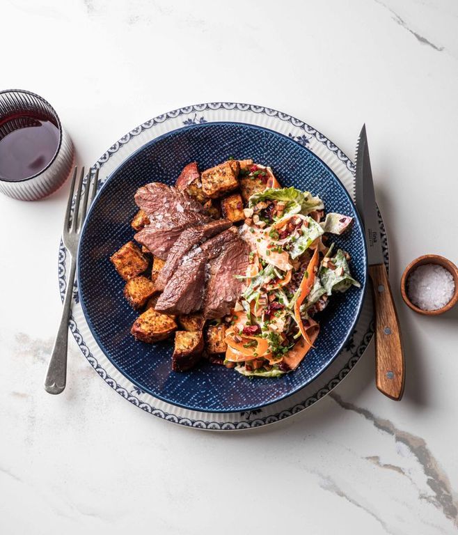 Photo of Cajun Potato & Ostrich Steak