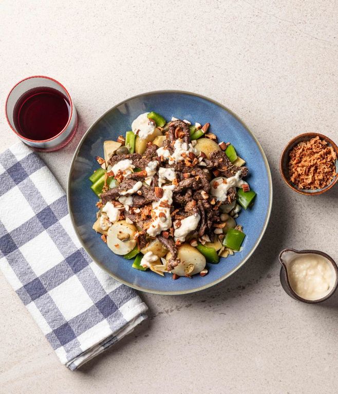 Photo of Greek Potato Salad & Beef