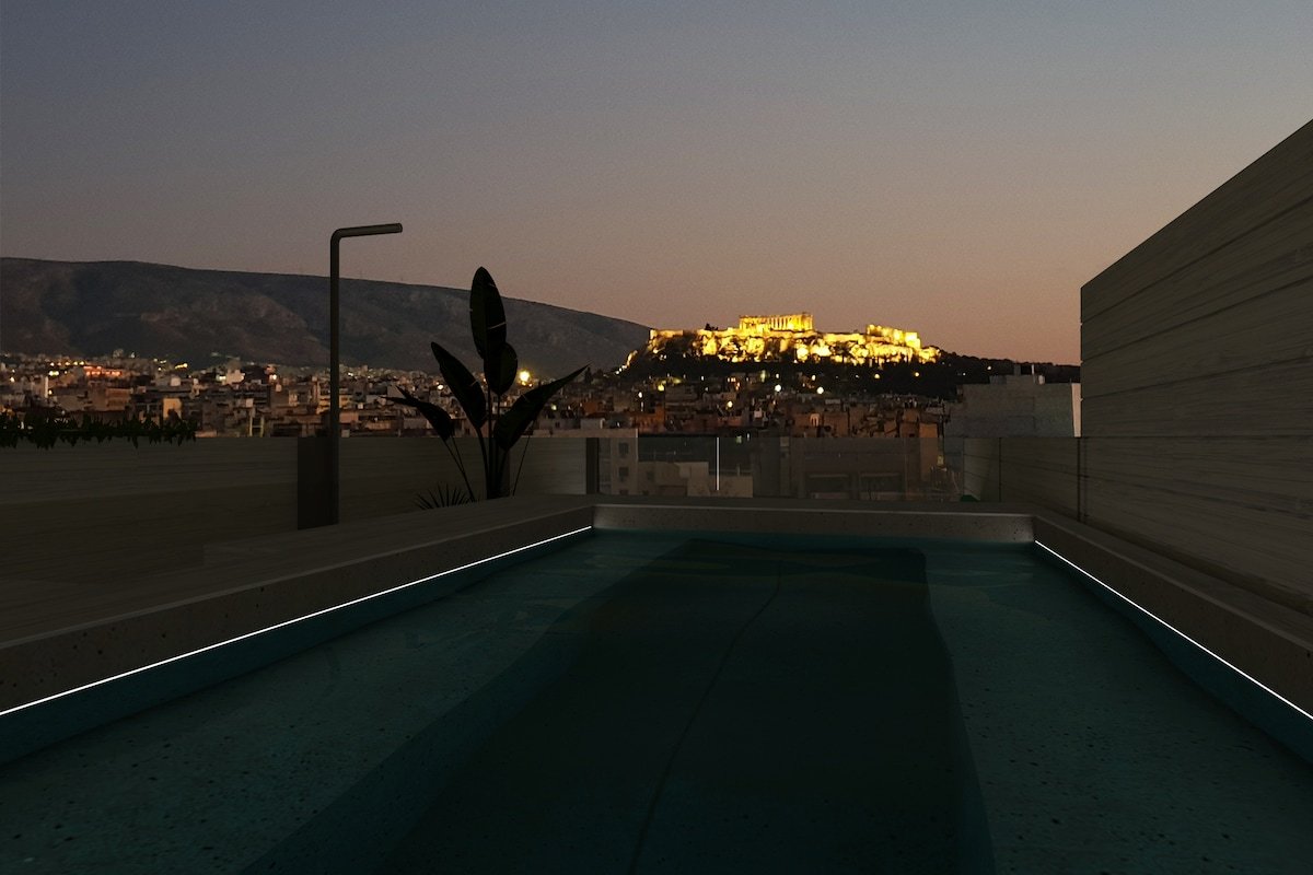 “Acro.Pool” Private Heated Pool w/ Acropolis View gallery image 5