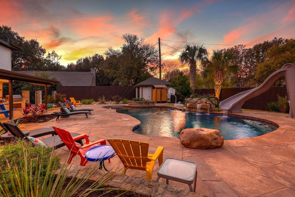 Group Retreat w Private Backyard Oasis Pool/Slide gallery image 4